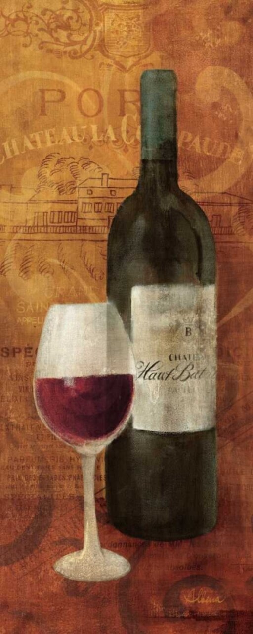 Vin Rouge Panel I Poster Print by Albena Hristova - Item # VARPDX10928